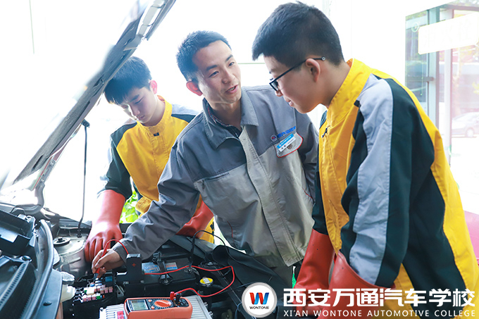 來西安萬通學習新能源汽車技術前景如何，后期好就業(yè)嗎？